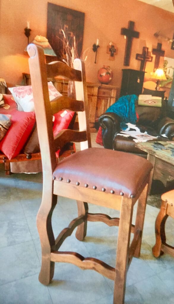 Leather-upholstered-dining-chair