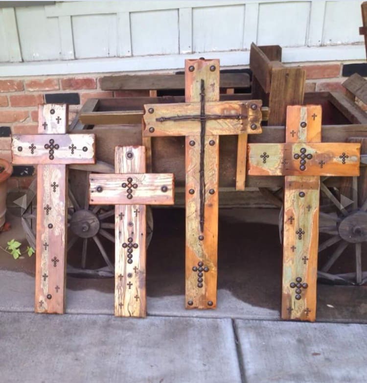 Wooden-Crosses-with-Iron-Detail